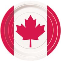 Canada Flag Dinner Plates