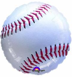 Baseball 18 inch Foil Balloon