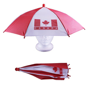 Canada Print Umbrella Hat
