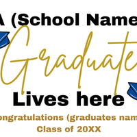 Grad 18"x24" Yard Sign