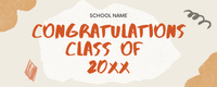 Grad Custom Banner 2'x5'
