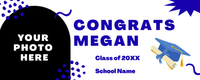 Grad Custom Banner 2'x5'
