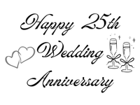 Anniversary Milestone Custom 18"x24" Yard Sign
