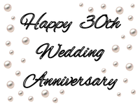 Anniversary Milestone Custom 18"x24" Yard Sign
