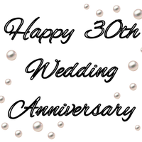 Anniversary Milestone Custom 18"x24" Yard Sign