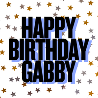 Birthday Star 18"x24" Custom Yard Signs