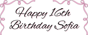 Age Birthday 2' x 5' Vinyl Banner