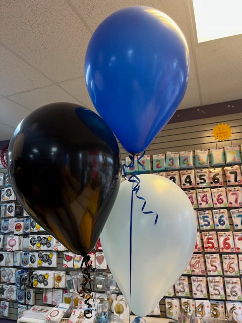 Helium Filled Latex Balloon Clusters