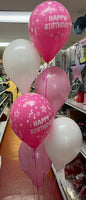 Helium Filled Latex Balloon Clusters
