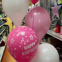 Helium Filled Latex Balloon Clusters