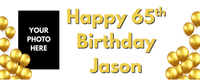 Age Birthday 2' x 5' Vinyl Banner
