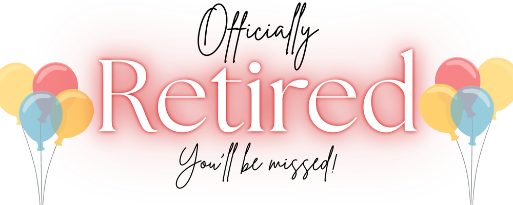 Happy Retirement Custom Printed Vinyl Banner