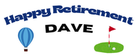 Happy Retirement Custom Printed Vinyl Banner
