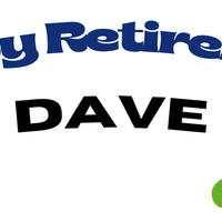 Happy Retirement Custom Printed Vinyl Banner