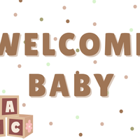 Baby Announcement 18"x24" Custom Yard Sign