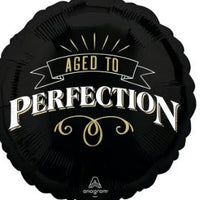 Double Sided Aged to Perfection Happy Birthday 18 inch Foil Balloon