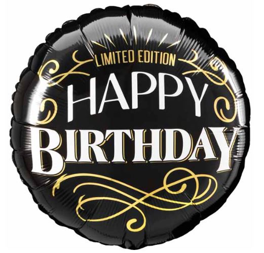 Double Sided Aged to Perfection Happy Birthday 18 inch Foil Balloon