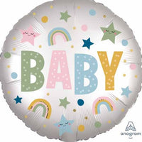 Baby Natural Satin 18" Foil Balloon