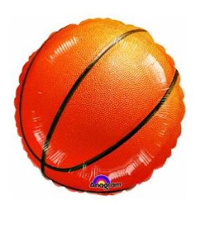 Basketball 18 inch Foil Balloon