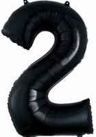 Number 2 Foil Balloon 34" (8 Colours)
