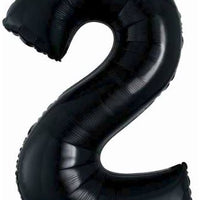 Number 2 Foil Balloon 34" (8 Colours)
