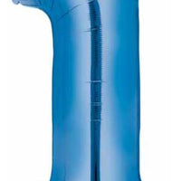 Number 1 Foil Balloon 34" (8 Colours)