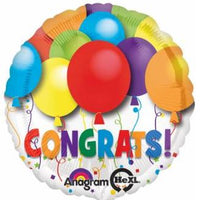 Congrats Multicolour Balloons 18 inch Foil Balloon