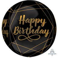 Elegant Birthday 15 inch Orbz Balloon