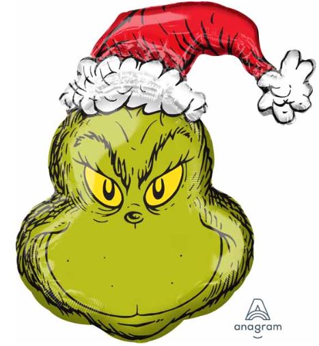 Grinch 29 inch Foil SuperShape Balloon
