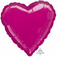 Heart Shape Foil Balloons (12 Colours)
