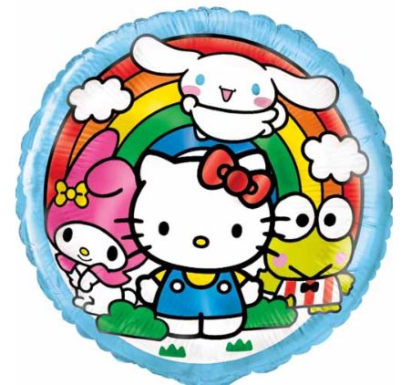 Hello Kitty and Friends 18 inch Foil Balloon