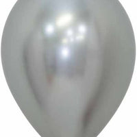 Silver 11inch Balloons 10CT