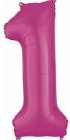 Number 1 Foil Balloon 34" (8 Colours)

