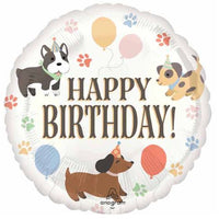 Birthday Pawsome Party 18" Foil Balloon