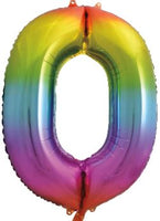 Number 0 Foil Balloon 34" (8 Colours)
