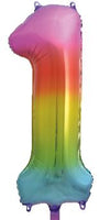 Number 1 Foil Balloon 34" (8 Colours)

