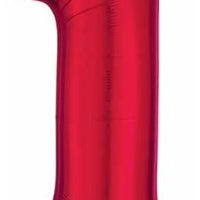 Number 1 Foil Balloon 34" (8 Colours)