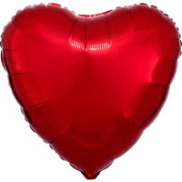 Heart Shape Foil Balloons (12 Colours)