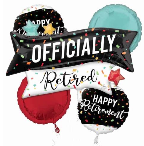 Officially Retired Foil Balloon Bouquet