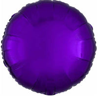 Round Shape Foil Balloons (12 Colours)
