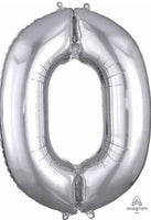 Number 0 Foil Balloon 34" (8 Colours)
