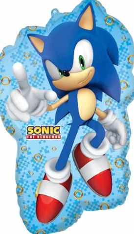 Sonic the Hedgehog 30 inch Foil Balloon