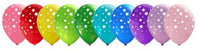 Stars multicolour Printed Balloons empty 5/Pkg