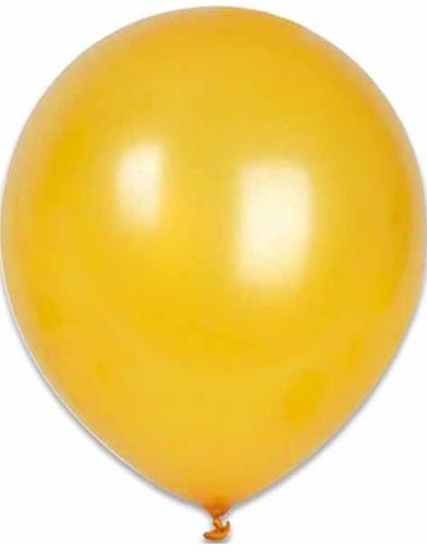 Gold 12 inch Latex Balloons 10/Pkg