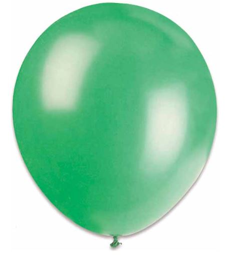 Green 12 inch Latex Balloons 10/Pkg