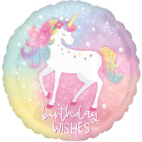 Enchanted Unicorn Birthday 18" Foil Balloon