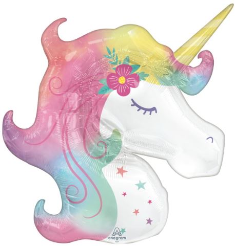 Enchanted Unicorn Jumbo 33 inch Foil Balloon