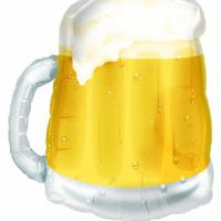 23" see through beer mug super shape balloon