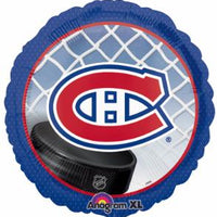 Montreal Canadiens 18 inch foil balloon empty