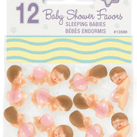sleeping babies pink diaper 12 per package